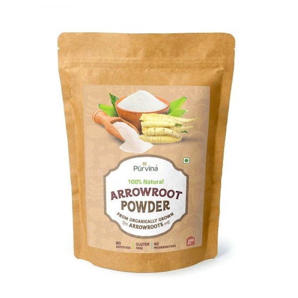 Purvina Organic Arrowroot Powder 300gm