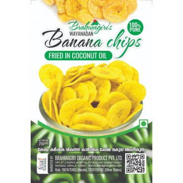 Brahmagiri Organic Product Wayanadan Banana Chips 250gm