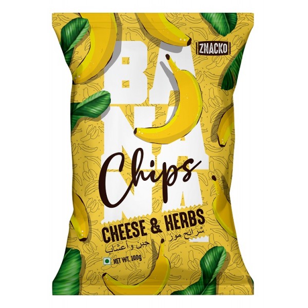 Znacko Cheese & Herbs Premium Chips 100gm