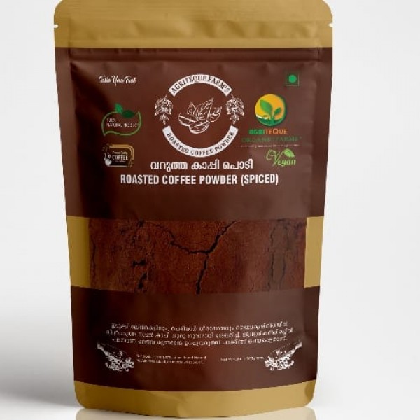 Agriteque Roasted Organic Coffee Powder-Spicy 1Kg