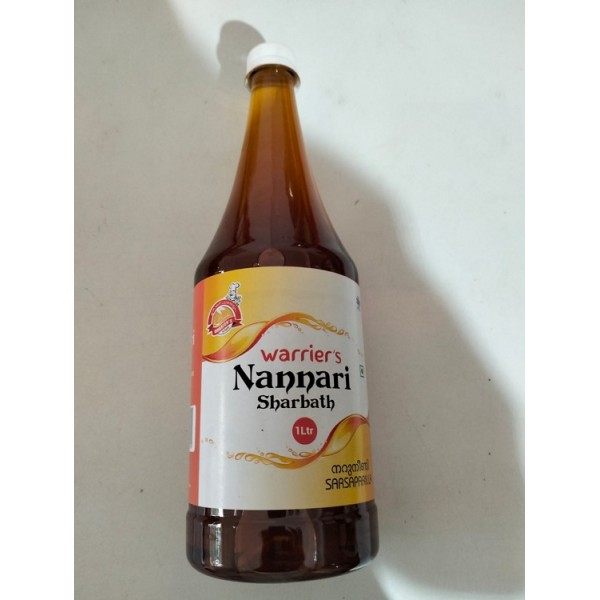 Warrier's Nannari Sharbath 1Ltr