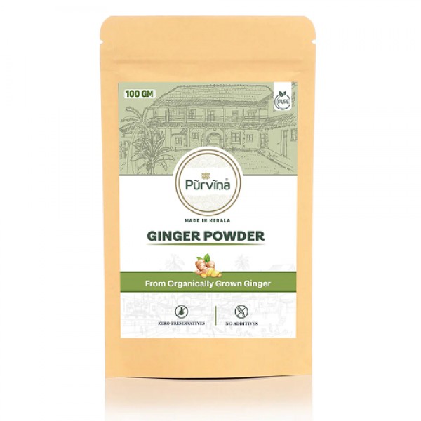 Purvina Organic Ginger Powder 100gm